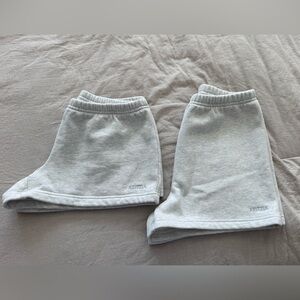 Aritzia Light Gray Sweatshorts
